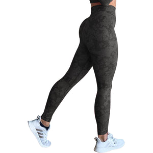 Women's figure-modeling leggings for gym, fitness and yoga workouts