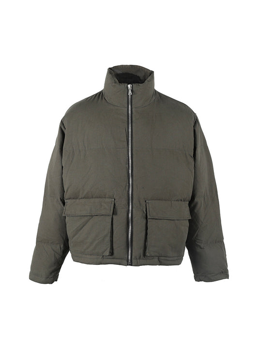 Men's Army Style Winter Down Jacket