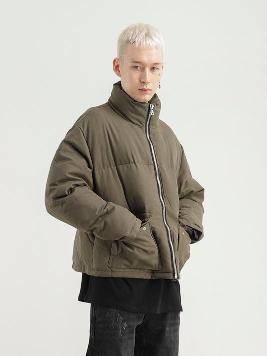 Men's Army Style Winter Down Jacket