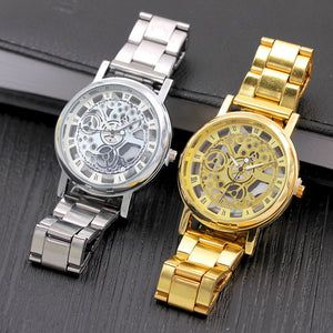 Men's Fashion Quartz Watch with Impressive Dial