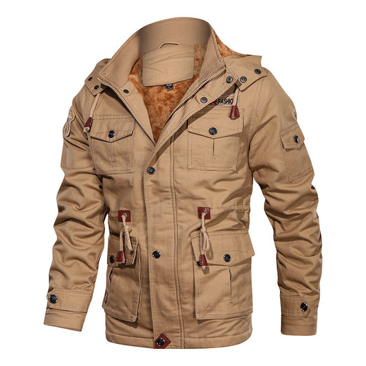 Herren Mountainskin Jacke im Army Style