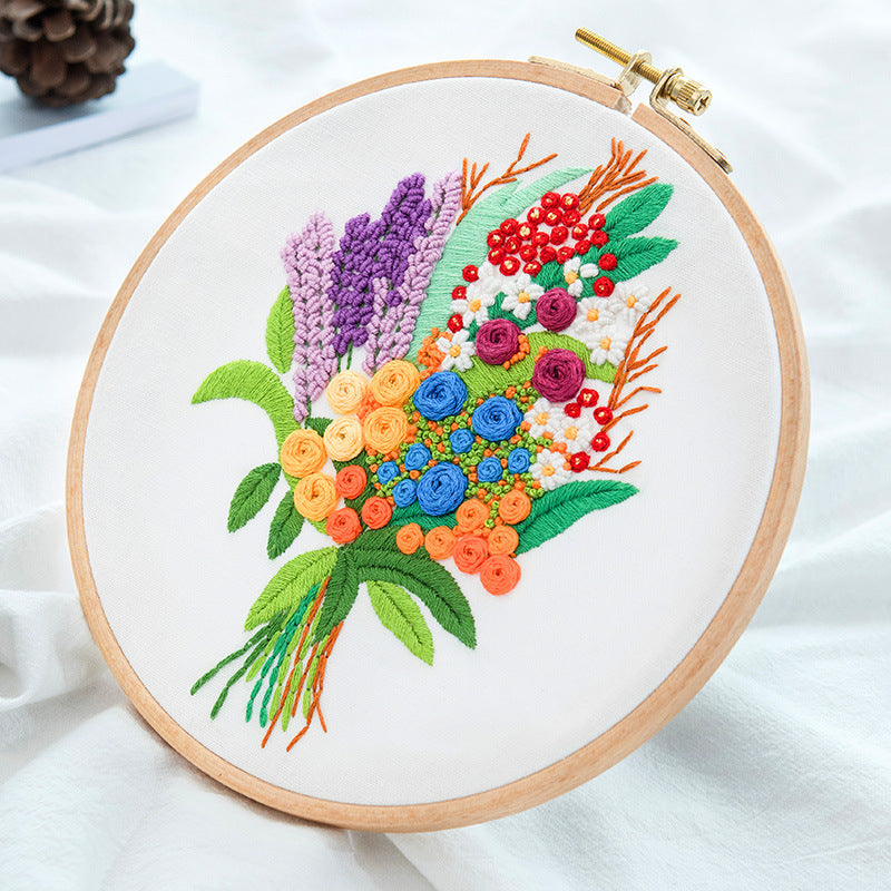 DIY embroidery material package