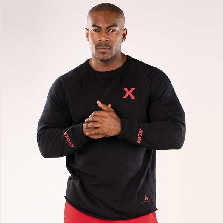 Men's Sporty Two-Color Sweatshirt