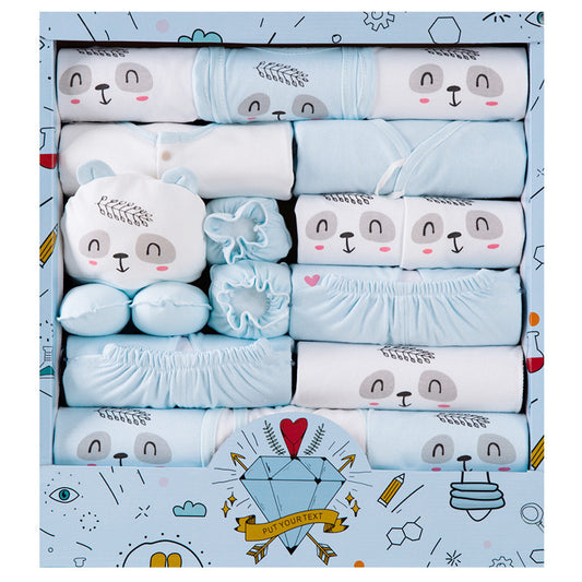 Geschenkbox-Set aus Baumwollbabykleidung für Neugeborene