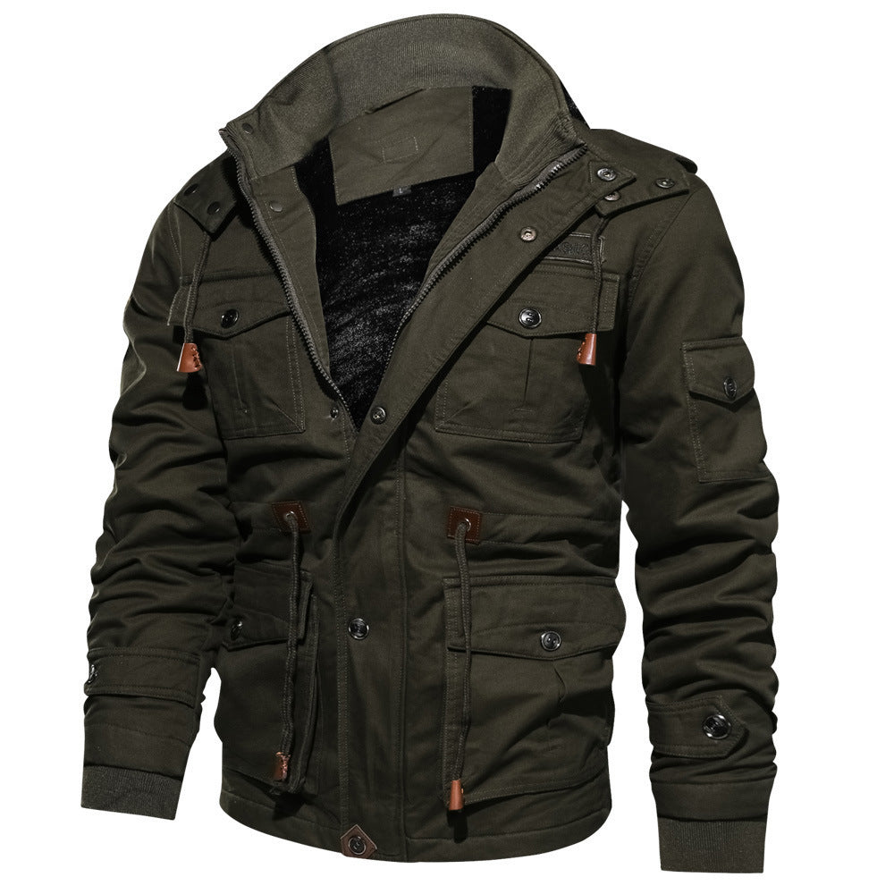 Men's Mountainskin Jacket in Army Style