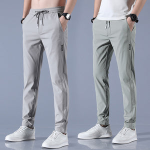 Pantalones deportivos rectos para hombre