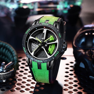 Dreidimensionale Armbanduhr mit hohlem Zifferblatt für Herren