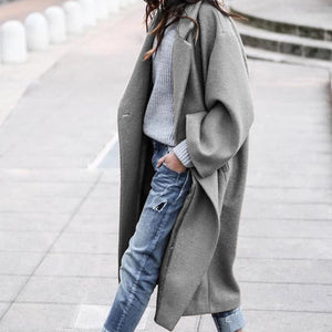 Women's Casual Coat With Pockets