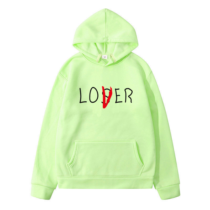 Unisex Oversize Hoodie with Lover's print