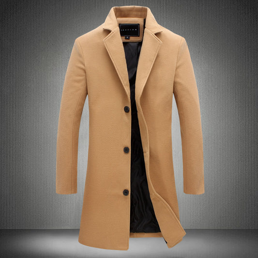 Men's Business Monochrome Classic Coat
