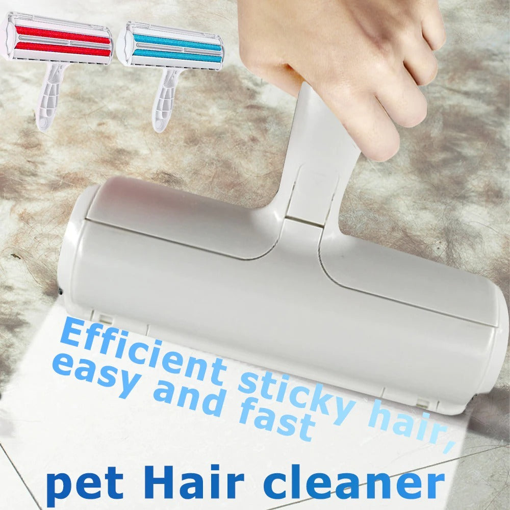 „Tierhaarrolle und Fusselbürste – 2-Wege-Kammwerkzeug für Hunde und Katzen zum bequemen Reinigen von Fell auf Möbeln, Sofas und Kleidung