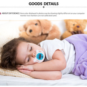 Baby pacifier digital thermometer