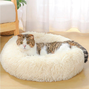 Super Soft Washable Dog Bed - Long Plush Pet Kennel with Velvet Mats for Deep Sleep, Suitable for Dogs and Cats