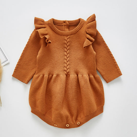 Girl's Bodysuit With Ruffles