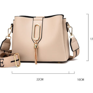 All-Match Pure Color Casual Handbag - Small Shoulder Messenger Bag for Women