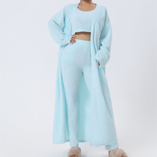 Women's Cozy 3-piece Pajama Set