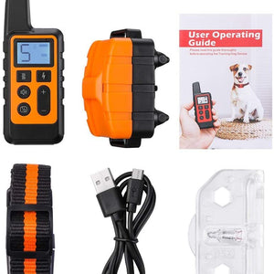 Dog Training Collar Rechargeable Remote Control Electric Pet Shock Vibration Anti Barking Collar