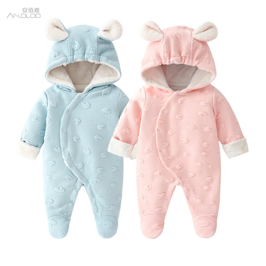 Baby Warm Hooded Jumpsuit