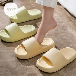 Bread Shoes Home Slippers Non-slip Indoor Bathroom Slippers