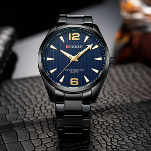Men's Business Quartz Steel Belt Watch