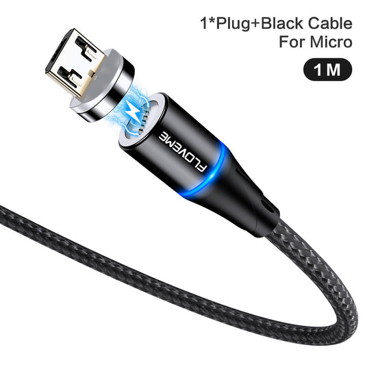 Magnetized 3-in-1 Cable