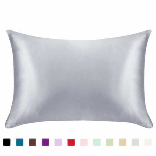 Solid Color Satin Pillowcase