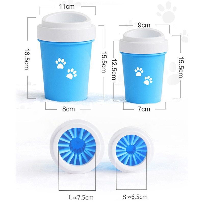 Taza para lavar los pies de perro, producto de limpieza, lavadora de patas de gato