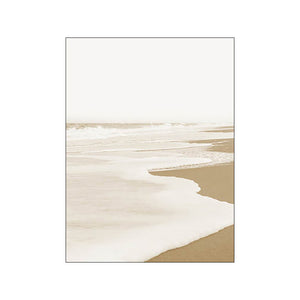 Nordic Modern Canvas Art Wall Painting Gold Foil Beach