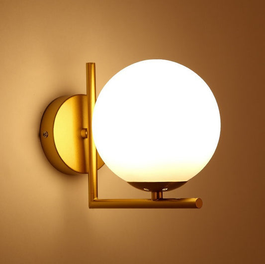 Modern Minimalist Light Luxury Round LED Wall Lamp
