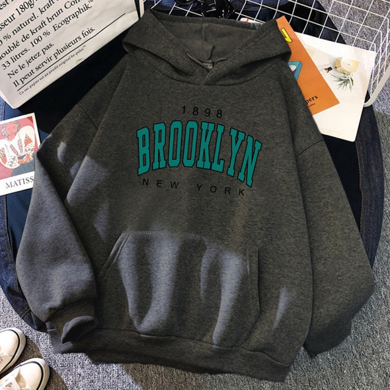 1898 Brooklyn New York Printed Men's Hoodie