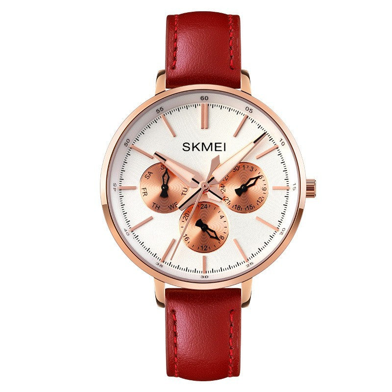 Women's Retro Round Quartz Watch