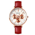 Rose Gold Red Strap