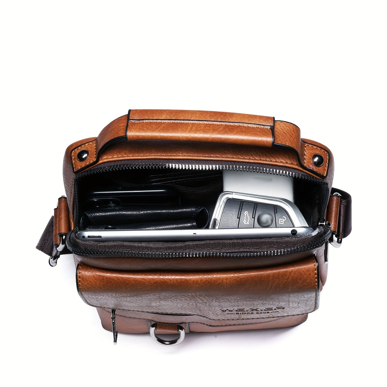 Men's Vintage Leather Shoulder Bag