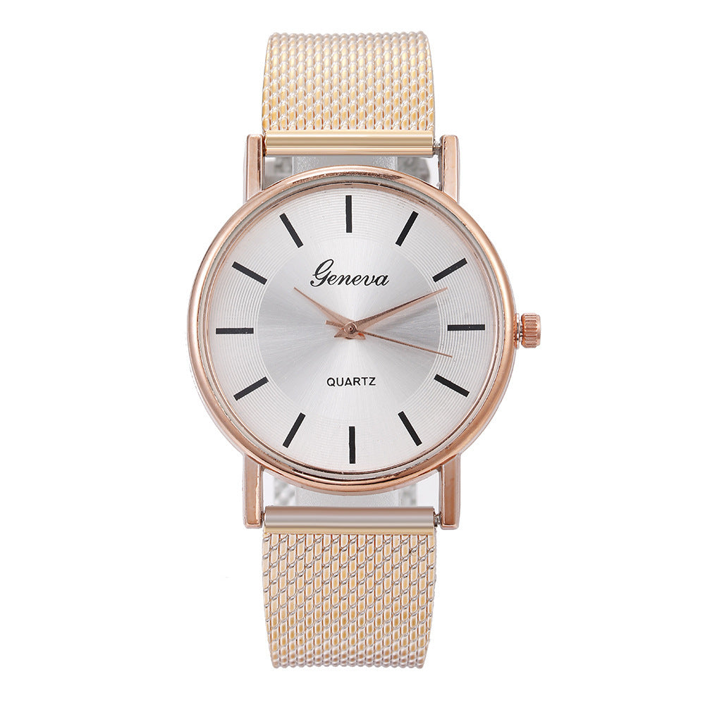 Mesh Quartz Watch Female