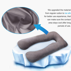 U-Shape Ice Silk Maternity Pillow