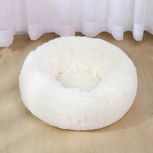 Super Soft Washable Dog Bed - Long Plush Pet Kennel with Velvet Mats for Deep Sleep, Suitable for Dogs and Cats