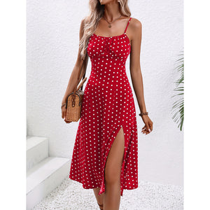 Women's Strappy Print Dress