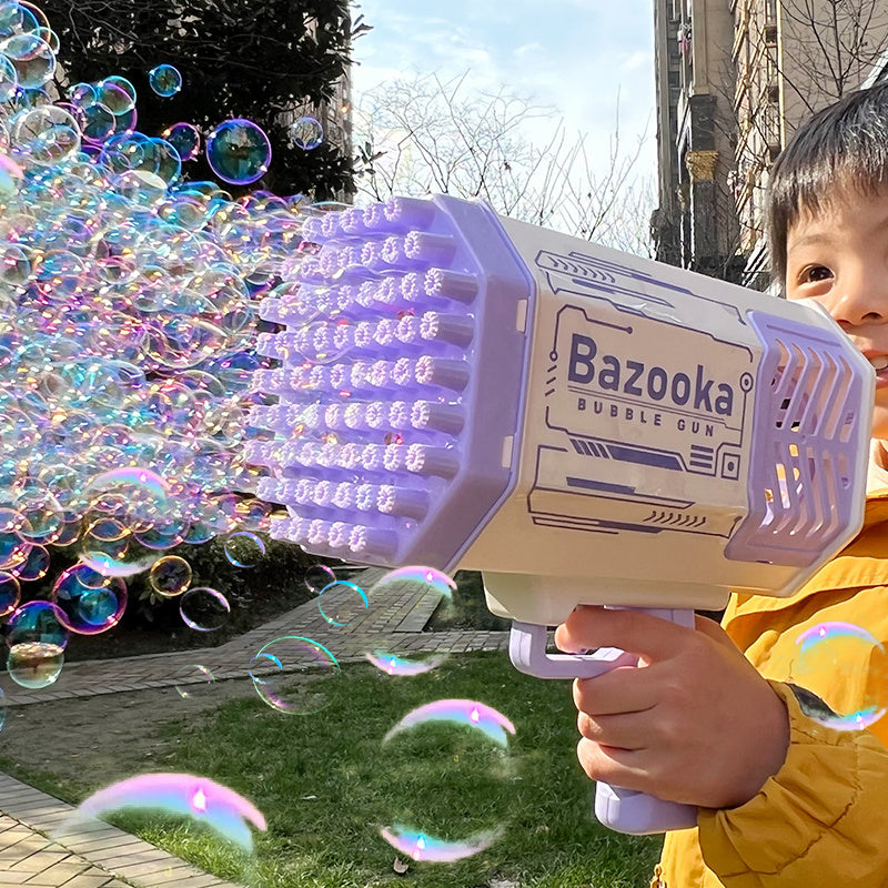 Children's Porous Bubble Blowing Electric Toy