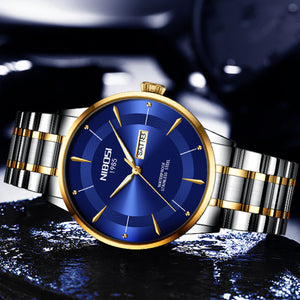 Men's Korean Style Watch, Waterproof, with Calendar