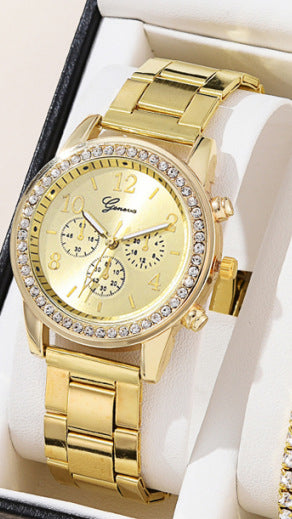 Women's Gift Set Of Bracelet Watch And Pendant