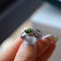 Diopside Feather Ring