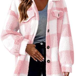 Women's Plaid Shirt Cardigan