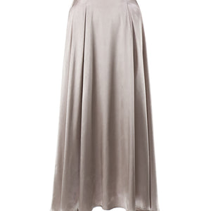 Women's Fashion Graceful Satin Satin Long Skirt