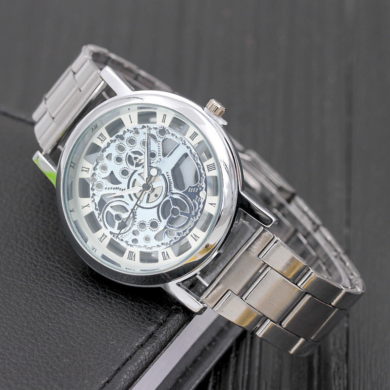 Men's Fashion Quartz Watch with Impressive Dial