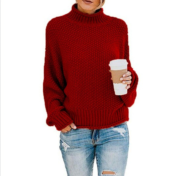 Women's Sweater With Wide Sleeves
