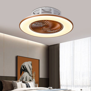 Luz de techo de dormitorio inteligente con luz de ventilador invisible simple