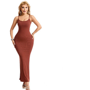 Women's Strapless Dress With Shapewear