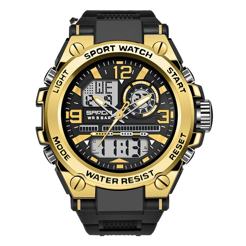 Men's Fashionable Multifunctional Digital Digital Waterproof Electronic Watch