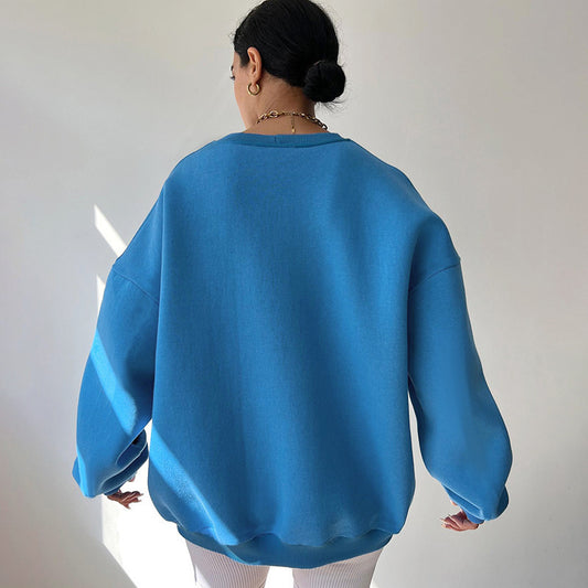 Women's Loose Sweater With Wide Sleeves