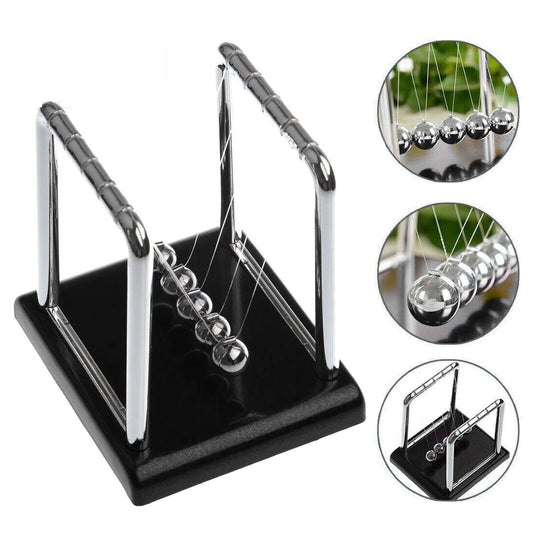 Newton's Cradle - Steel Balance Ball Physics Toy, Educational Desktop Gift for Early Development, Office Decoration